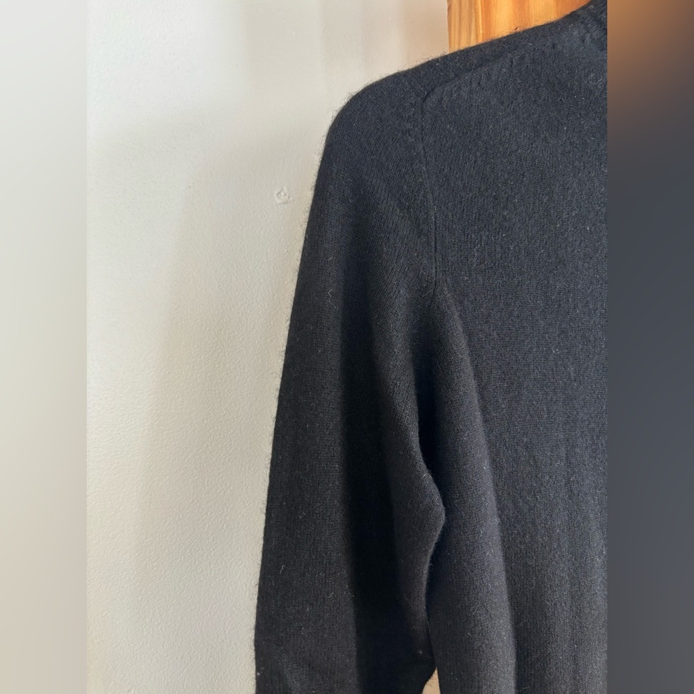 Ralph Lauren Collection Purple Label Cashmere Turtleneck Slim Fit Black Sz Med - Picture 14 of 14